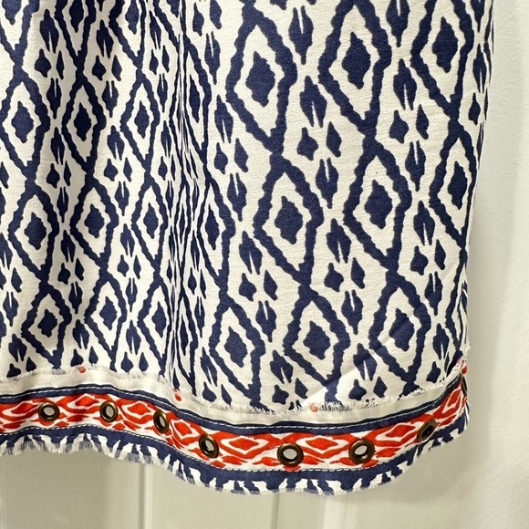 Tularosa Samuel Dress in Cobalt & Rust - Picture 5 of 9